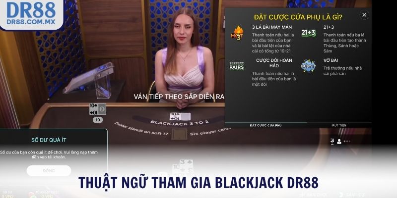 Thuật ngữ tham gia Blackjack DR88